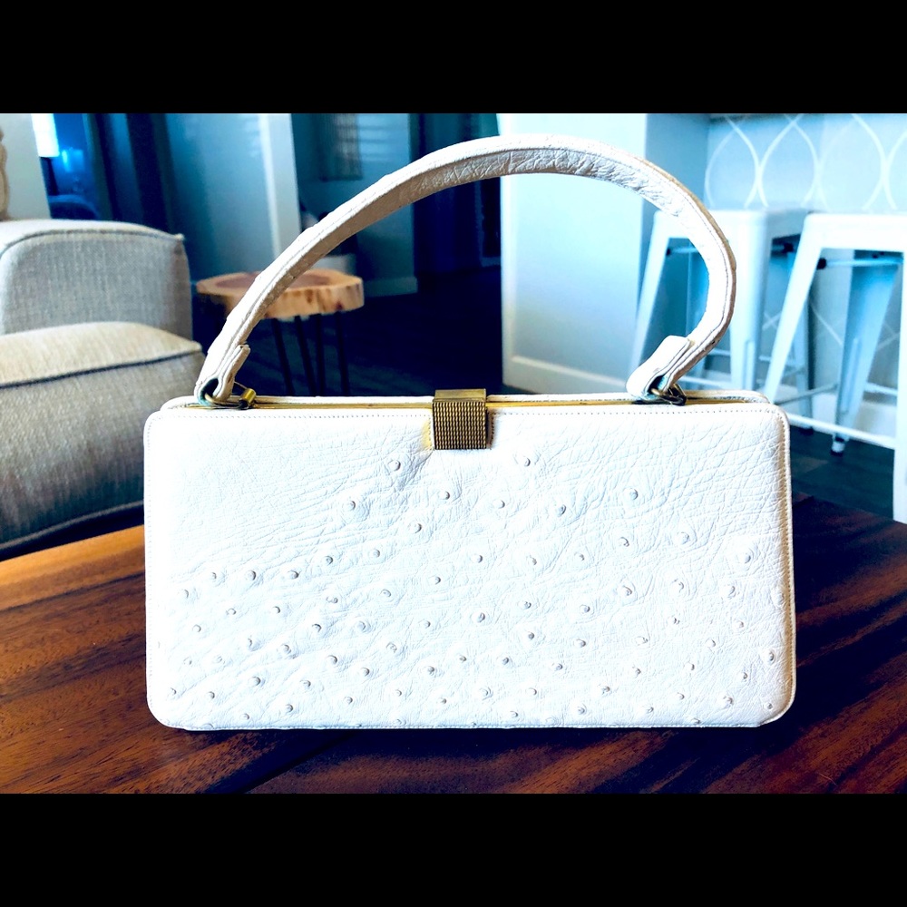 Lucille De Paris authentic Ostrich Skin purse